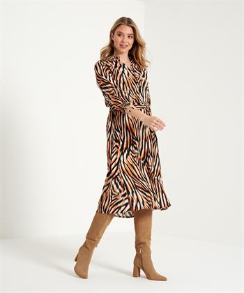 KYRA Kleid Tigerdruck Hette