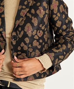 KYRA Kurzer Blazer Lurex Panther Venna