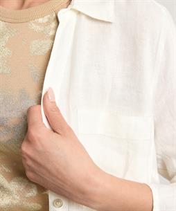 KYRA lange Leinenbluse Mabel