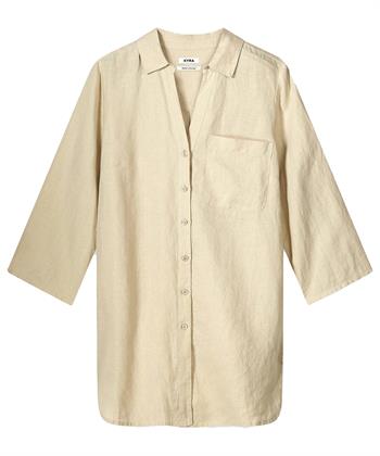 KYRA lange Leinenbluse Mabel