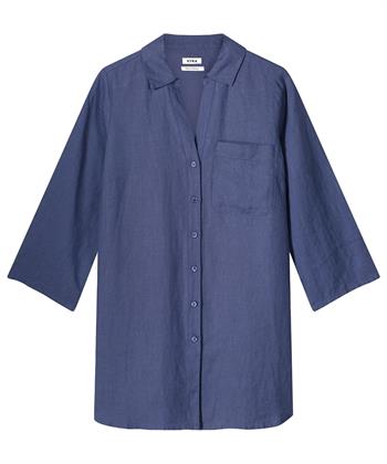 KYRA lange Leinenbluse Mabel