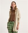 KYRA lange Strickjacke Leinenmischung Evira