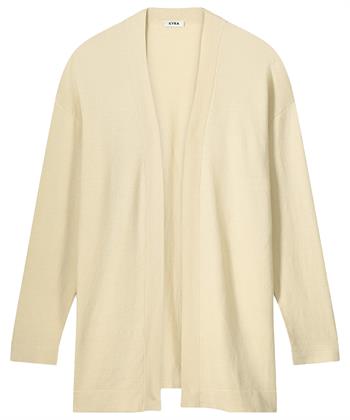 KYRA lange Strickjacke Leinenmischung Evira