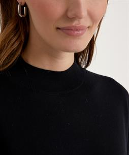 KYRA Langer Pullover mit Knopfleiste Silke