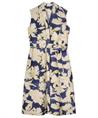 KYRA Leinenmischung langes Kleid Blumen Kaira