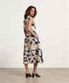 KYRA Leinenmischung langes Kleid Blumen Kaira