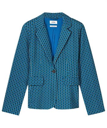 KYRA Mehrfarbiger strukturierter Blazer Fenna