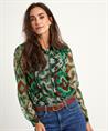 KYRA Netzbluse Ikat Print Mila