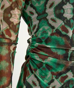 KYRA Netzkleid Ikat Print Maxime