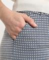 KYRA Palazzo-Hose Jacquard-Muster Sev