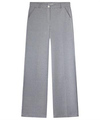 KYRA Palazzo-Hose Jacquard-Muster Sev