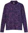 KYRA Rollkragenshirt mit Polka Dot Print
