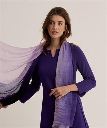 KYRA Schal Dip-Dye Violette