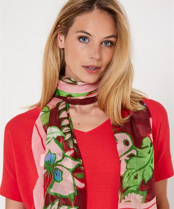 KYRA Schal tropische Blume Valencia