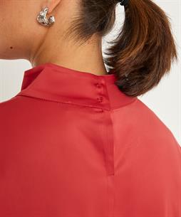 KYRA schwere seidige Bluse mit Rollkragen Dana