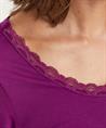 KYRA Shirt Spitzenausschnitt Manou