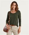 KYRA Shirt Spitzenausschnitt Manou