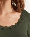 KYRA Shirt Spitzenausschnitt Manou