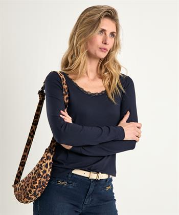 KYRA Shirt Spitzenausschnitt Manou