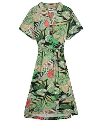 KYRA Slinky Kleid Palmenprint Kalla