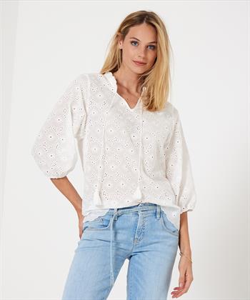 KYRA Stickerei Bluse Gaby