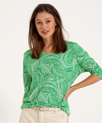 KYRA Top Blattdruck Venna