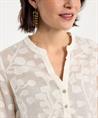 KYRA transparente Bluse Motiv Xaaf