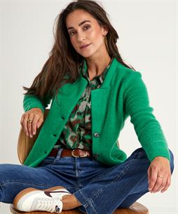 KYRA Wollmischung Blazer Strickjacke Kitty