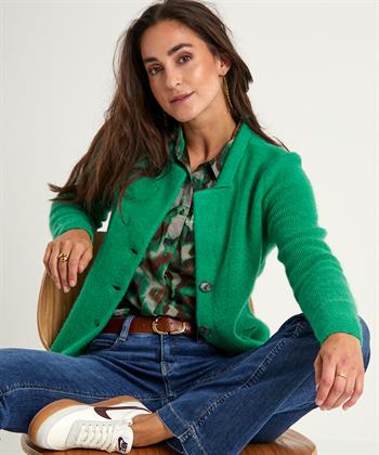 KYRA Wollmischung Blazer Strickjacke Kitty