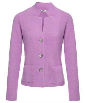 KYRA Wollmischung Blazer Strickjacke Kitty