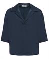 LaSalle Bluse Satin Baumwolle