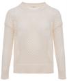 LaSalle durchbrochener Pullover Leinenmischung