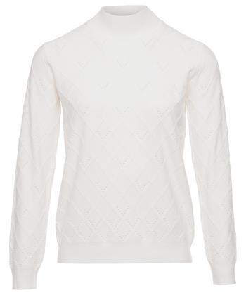 Leo & Ugo Jacquard-Pullover mit Perlen