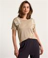 Leo & Ugo Lurex Pullover mit Perlen