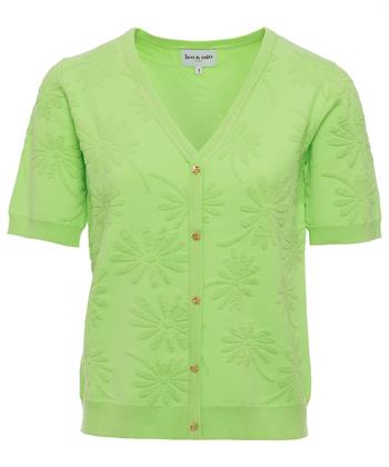 Leo & Ugo Pullover Dekoknöpfe 3d Blume