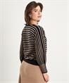 Leo & Ugo Pullover Lurex mit Streifen