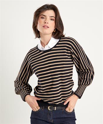 Leo & Ugo Pullover Lurex mit Streifen