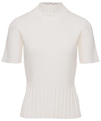 Leo & Ugo Pullover mit Waffelperlen