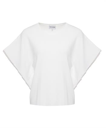 Leo & Ugo Pullover Perlen Ärmel