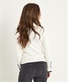 Leo & Ugo Rollkragenpullover mit strassbesetzter Schleife