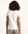 Leo & Ugo Shirt Blattdruck Perlen