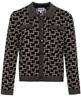Leo & Ugo Strickjacke Jacquard-Lurex