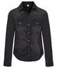 Liu Jo Denim-Bluse Strass-Kragen
