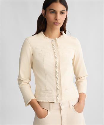 Liu Jo Jeansjacke geflochtenem Besatz
