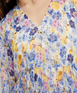 Liu Jo Kleid mit plissiertem Blumendruck