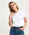 Liu Jo loose fit Shirt Logo-Stickerei