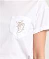 Liu Jo loose fit Shirt Logo-Stickerei
