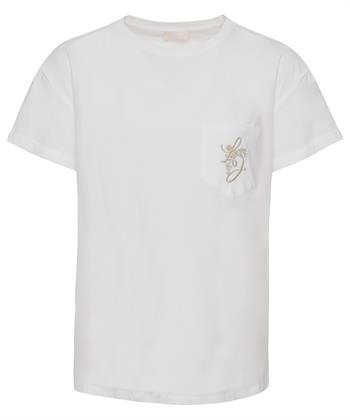 Liu Jo loose fit Shirt Logo-Stickerei