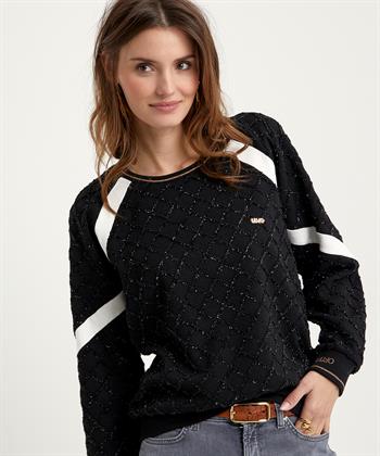 Liu Jo Pullover kariert mit Lurex