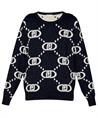 Liu Jo Pullover Logo-Muster Lurex